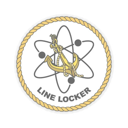 Naval Reactors Line Locker (U.S. Navy) STICKER Vinyl Kiss-Cut Decal 2 Inch Transparent - The Sticker Space