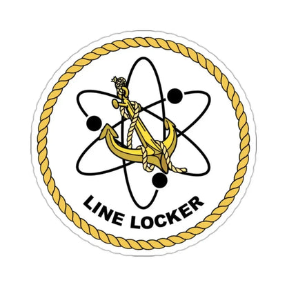 Naval Reactors Line Locker (U.S. Navy) STICKER Vinyl Kiss-Cut Decal 2 Inch White - The Sticker Space