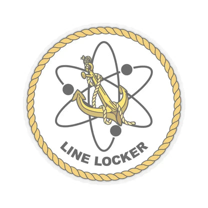 Naval Reactors Line Locker (U.S. Navy) STICKER Vinyl Kiss-Cut Decal 3 Inch Transparent - The Sticker Space
