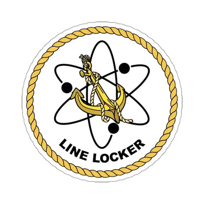 Naval Reactors Line Locker (U.S. Navy) STICKER Vinyl Kiss-Cut Decal 3 Inch White - The Sticker Space