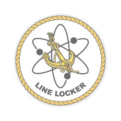 Naval Reactors Line Locker (U.S. Navy) STICKER Vinyl Kiss-Cut Decal 6 Inch Transparent - The Sticker Space