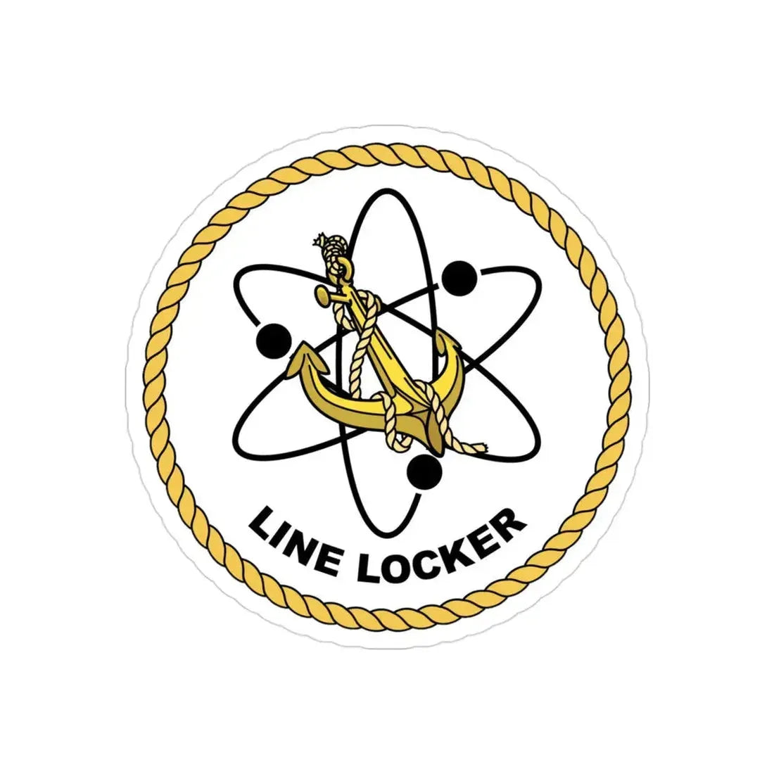 Naval Reactors Line Locker (U.S. Navy) Transparent STICKER Die-Cut Vinyl Decal 3 Inch Transparent - The Sticker Space