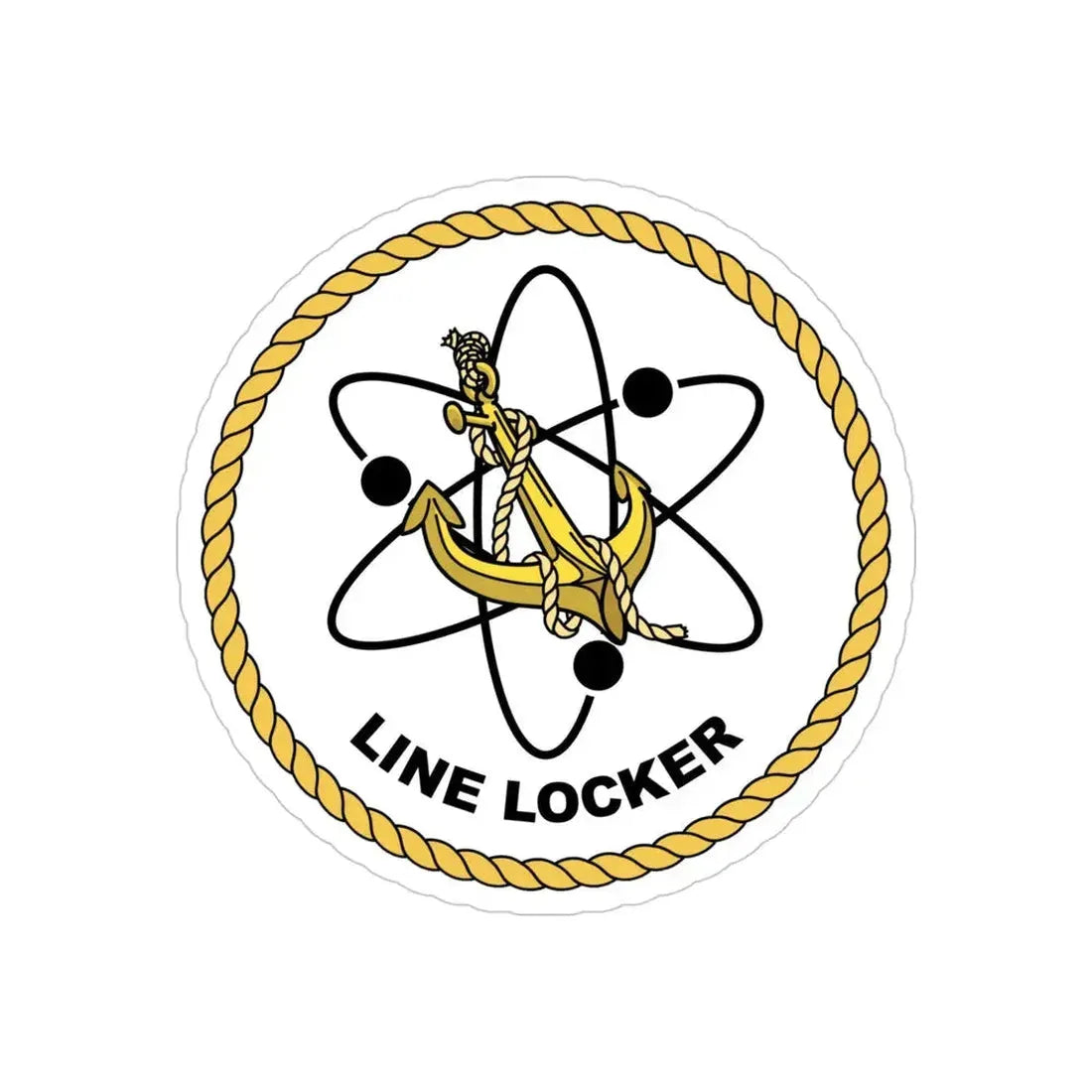 Naval Reactors Line Locker (U.S. Navy) Transparent STICKER Die-Cut Vinyl Decal 4 Inch Transparent - The Sticker Space
