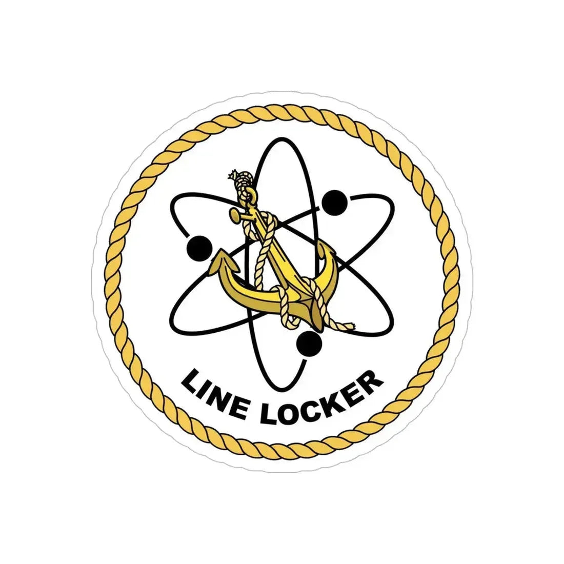 Naval Reactors Line Locker (U.S. Navy) Transparent STICKER Die-Cut Vinyl Decal 6 Inch Transparent - The Sticker Space
