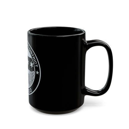 Naval Recruiting District Chicago (U.S. Navy) Black Coffee Mug-The Sticker Space