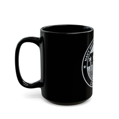 Naval Recruiting District Chicago (U.S. Navy) Black Coffee Mug-The Sticker Space