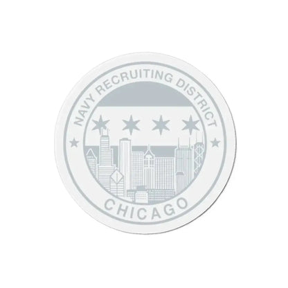 Naval Recruiting District Chicago (U.S. Navy) Refrigerator Magnet 2 Inch - The Sticker Space
