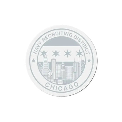 Naval Recruiting District Chicago (U.S. Navy) Refrigerator Magnet 4 Inch - The Sticker Space