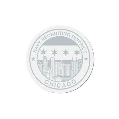 Naval Recruiting District Chicago (U.S. Navy) Refrigerator Magnet - The Sticker Space
