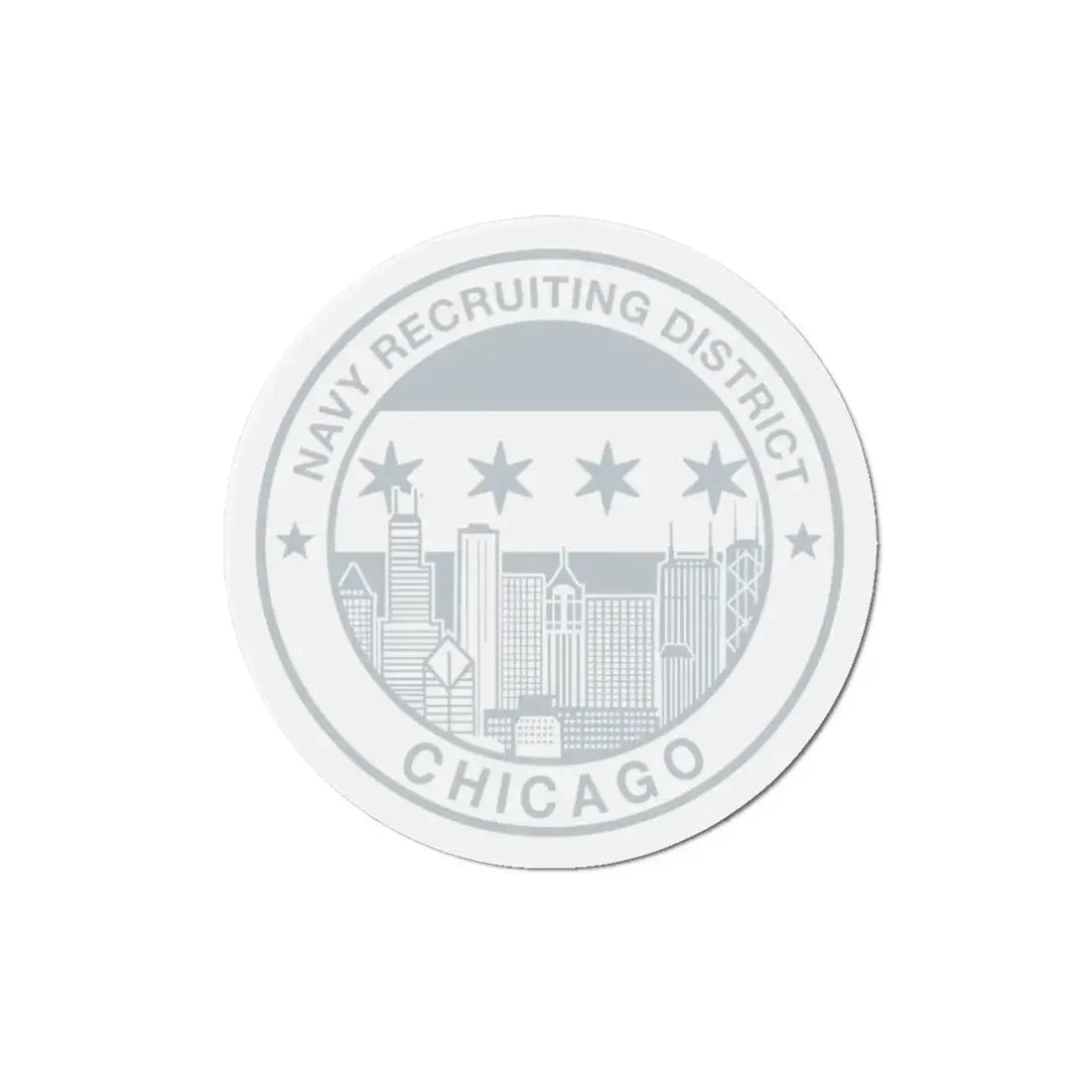 Naval Recruiting District Chicago (U.S. Navy) Refrigerator Magnet - The Sticker Space
