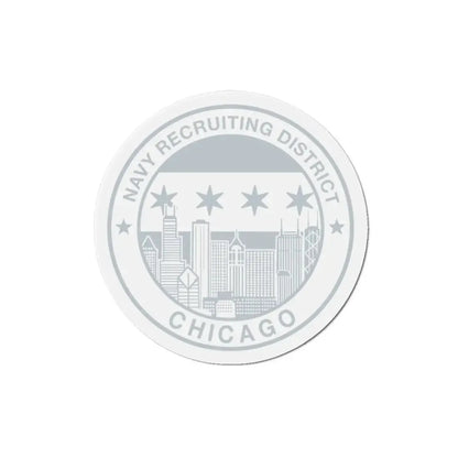 Naval Recruiting District Chicago (U.S. Navy) Refrigerator Magnet - The Sticker Space