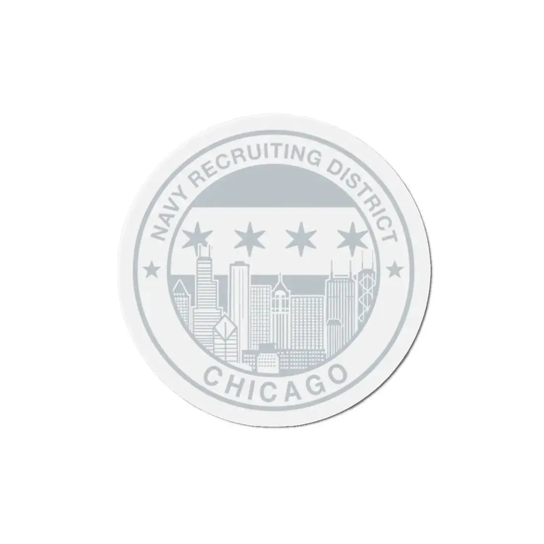Naval Recruiting District Chicago (U.S. Navy) Refrigerator Magnet - The Sticker Space