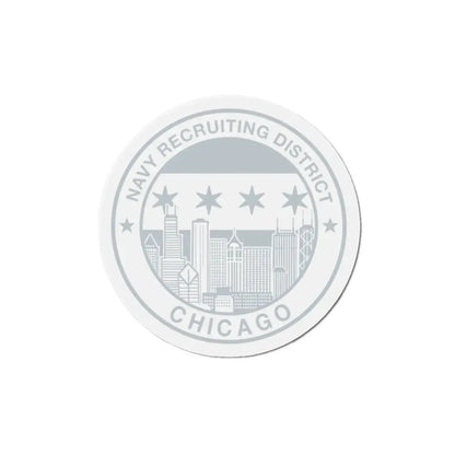 Naval Recruiting District Chicago (U.S. Navy) Refrigerator Magnet - The Sticker Space