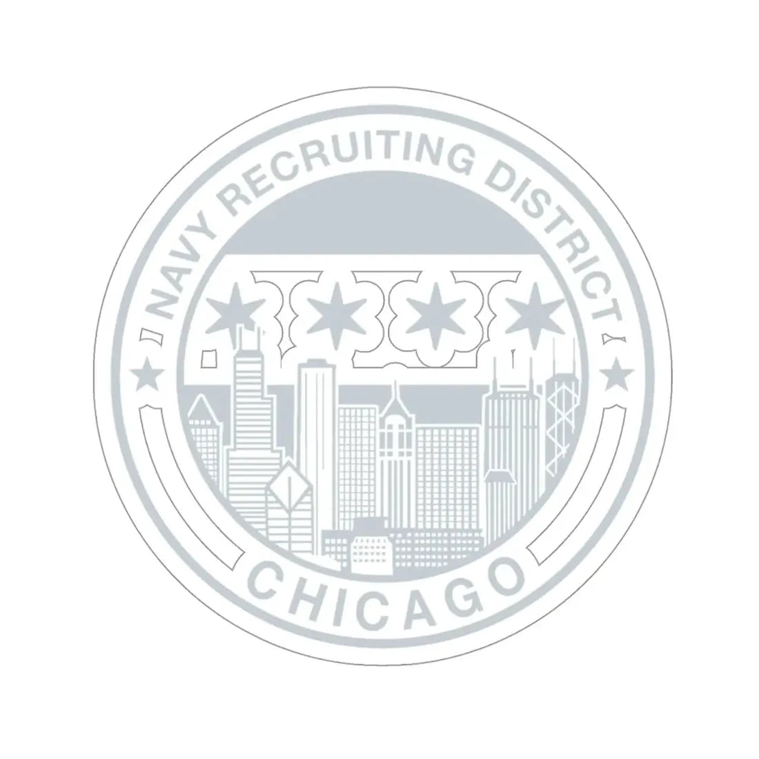 Naval Recruiting District Chicago (U.S. Navy) STICKER Vinyl Die-Cut Decal - The Sticker Space
