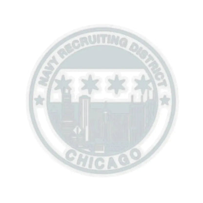 Naval Recruiting District Chicago (U.S. Navy) STICKER Vinyl Kiss-Cut Decal 6 Inch Transparent - The Sticker Space