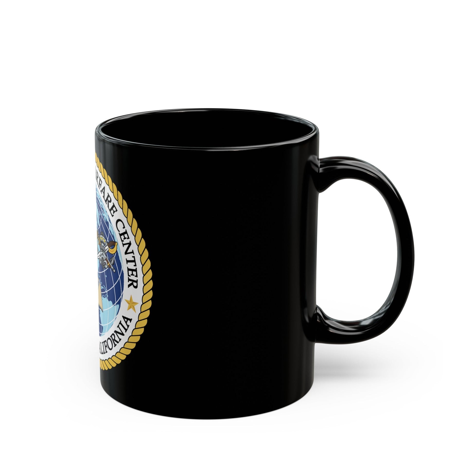 Naval Special Warfare Center Coronado CA (U.S. Navy) Black Coffee Mug-The Sticker Space