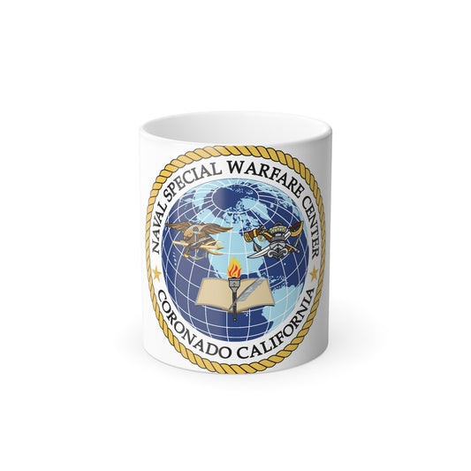 Naval Special Warfare Center Coronado CA (U.S. Navy) Color Changing Mug 11oz-11oz-The Sticker Space