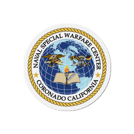 Naval Special Warfare Center Coronado CA (U.S. Navy) Die-Cut Magnet-2" x 2"-The Sticker Space