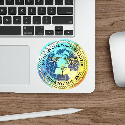 Naval Special Warfare Center Coronado CA (U.S. Navy) Holographic STICKER Die-Cut Vinyl Decal-The Sticker Space