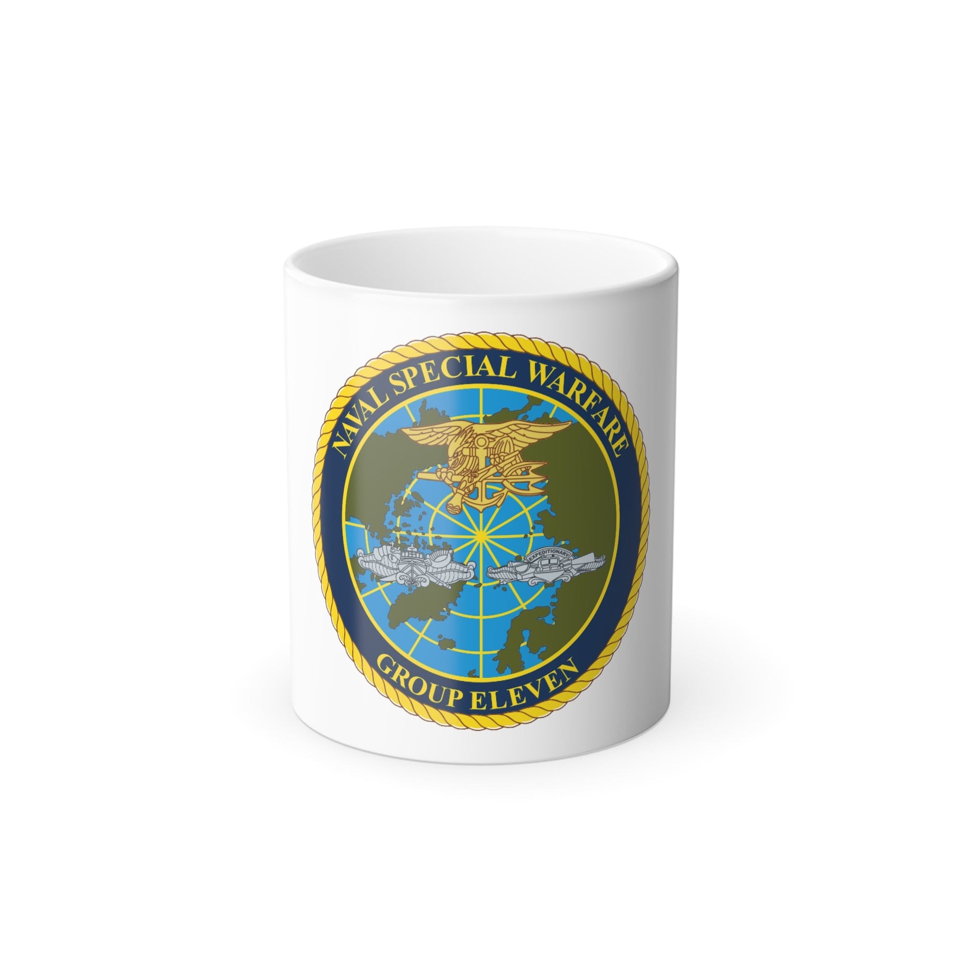 Naval Special Warfare Group 11 (U.S. Navy) Color Changing Mug 11oz-11oz-The Sticker Space