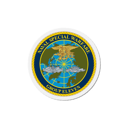 Naval Special Warfare Group 11 (U.S. Navy) Die-Cut Magnet-6 × 6"-The Sticker Space