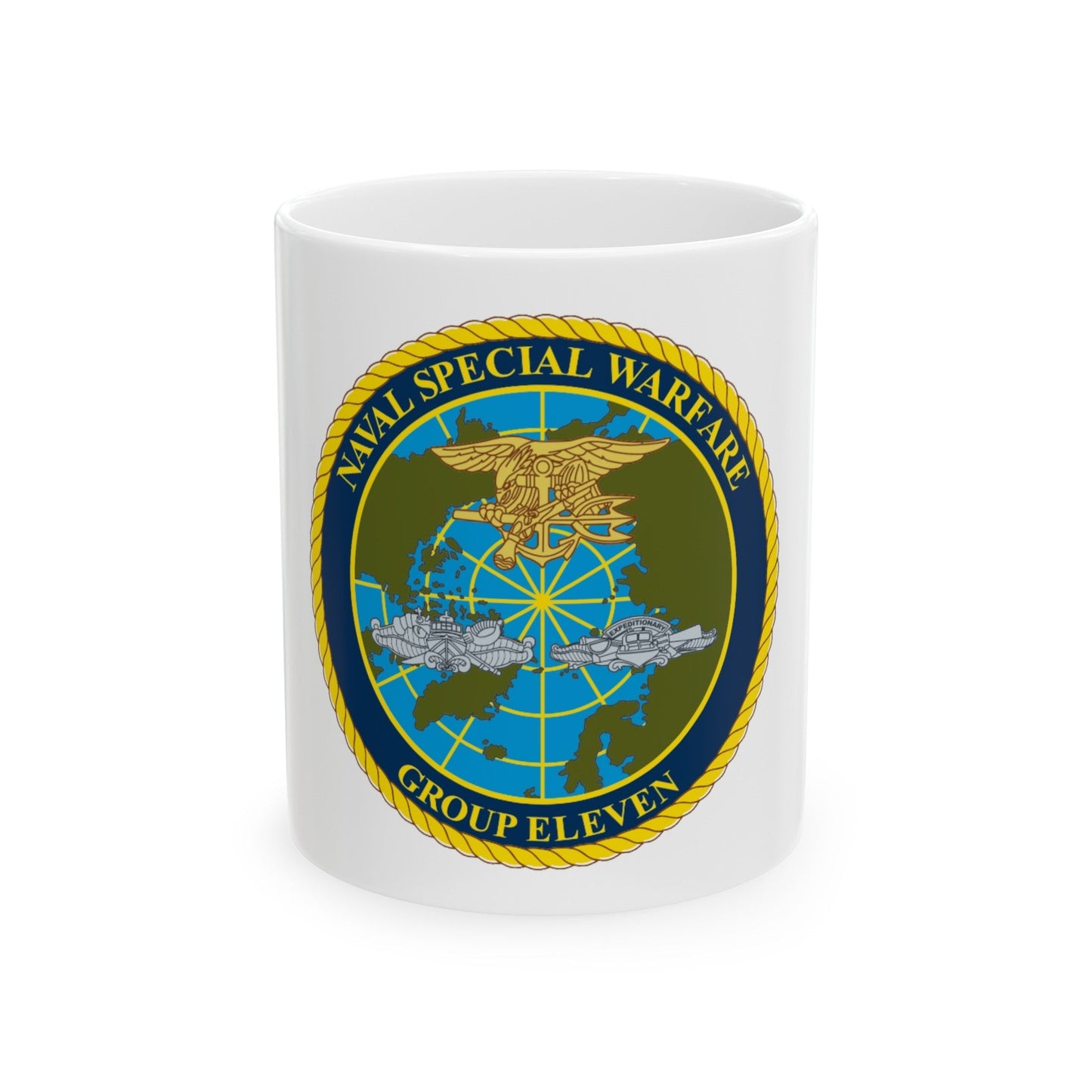 Naval Special Warfare Group 11 (U.S. Navy) White Coffee Mug-11oz-The Sticker Space