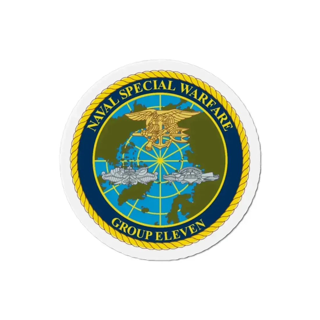 Naval Special Warfare Group 11 (U.S. Navy) Refrigerator Magnet 2 Inch - The Sticker Space