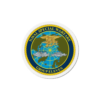Naval Special Warfare Group 11 (U.S. Navy) Refrigerator Magnet 5 Inch - The Sticker Space