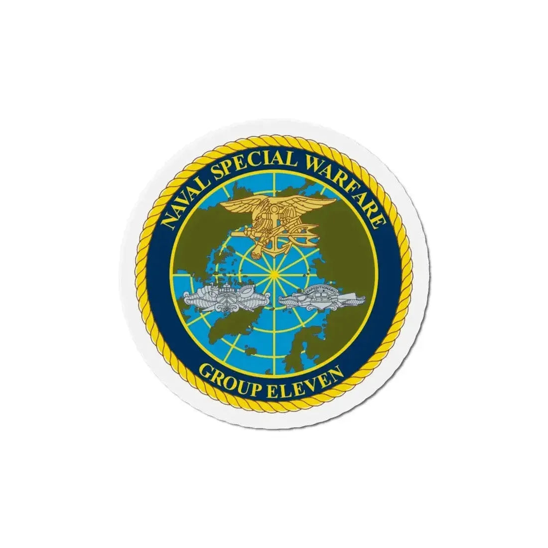 Naval Special Warfare Group 11 (U.S. Navy) Refrigerator Magnet 6 Inch - The Sticker Space