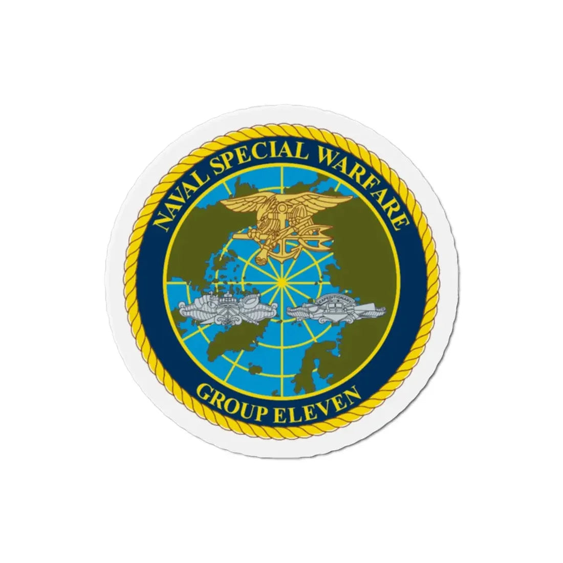 Naval Special Warfare Group 11 (U.S. Navy) Refrigerator Magnet - The Sticker Space