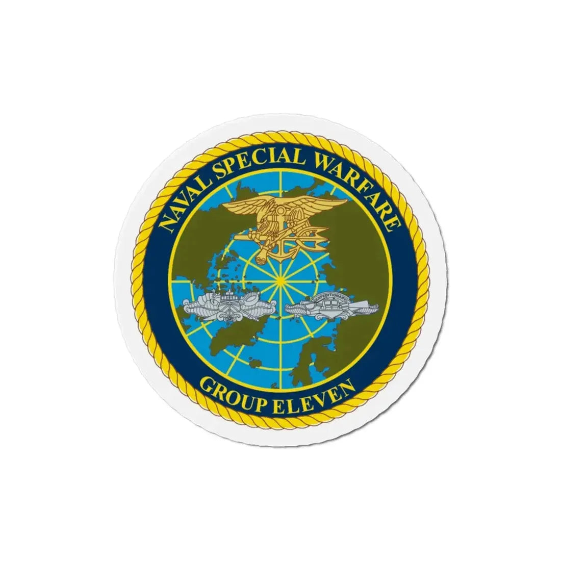Naval Special Warfare Group 11 (U.S. Navy) Refrigerator Magnet - The Sticker Space