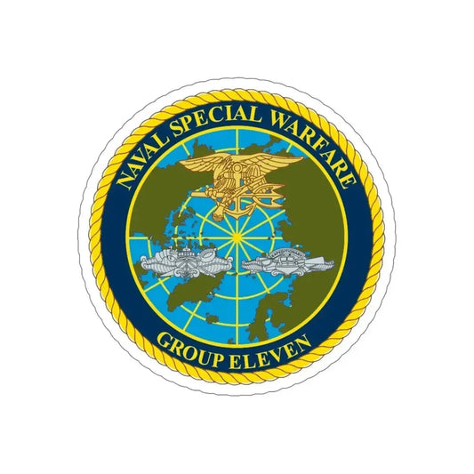 Naval Special Warfare Group 11 (U.S. Navy) STICKER Vinyl Die-Cut Decal 6 Inch - The Sticker Space