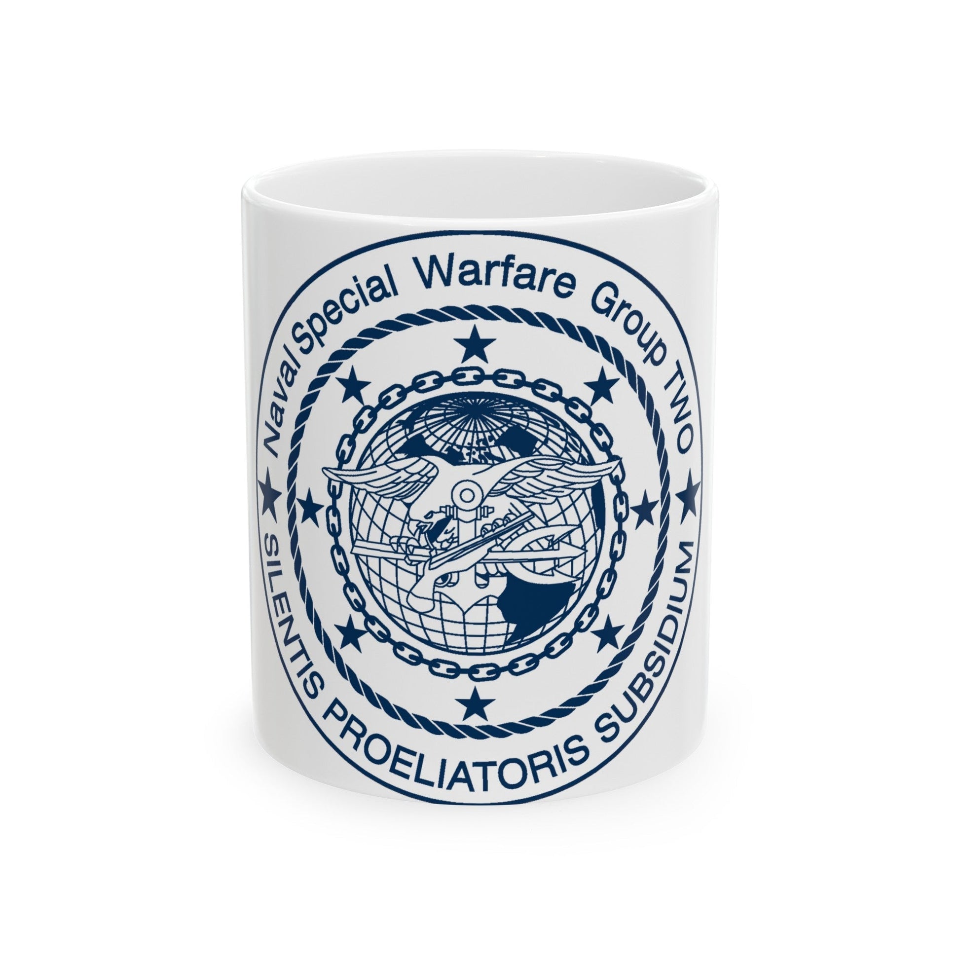 Naval Special Warfare Group 2 (U.S. Navy) White Coffee Mug-11oz-The Sticker Space