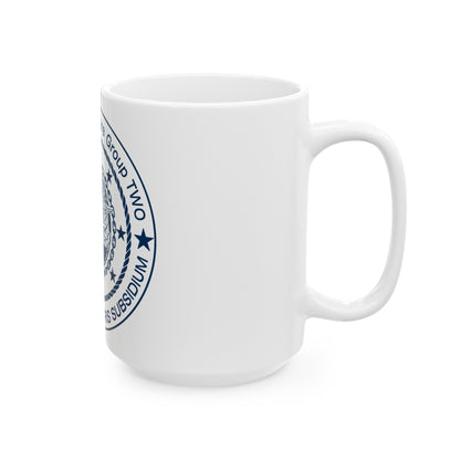 Naval Special Warfare Group 2 (U.S. Navy) White Coffee Mug-The Sticker Space