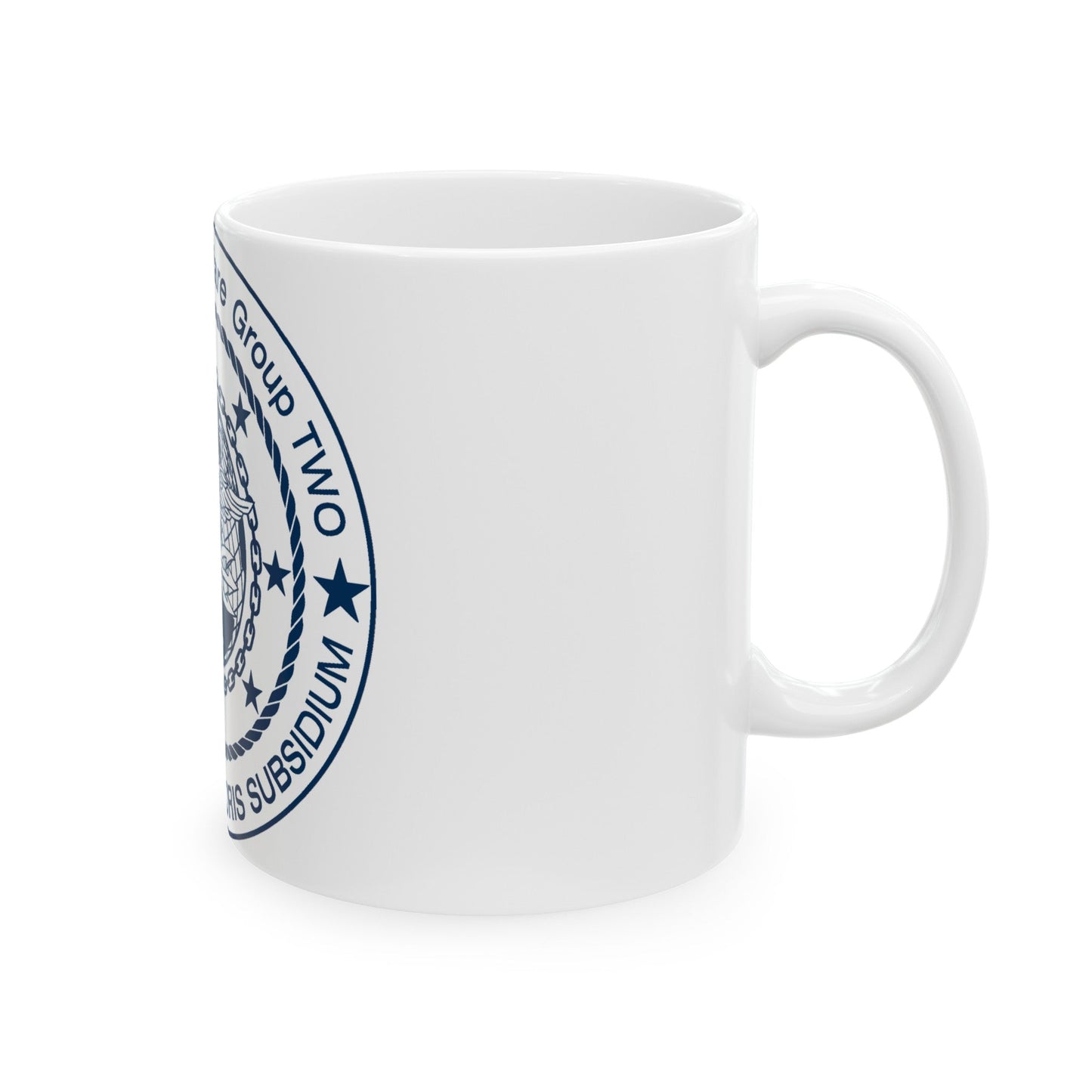 Naval Special Warfare Group 2 (U.S. Navy) White Coffee Mug-The Sticker Space