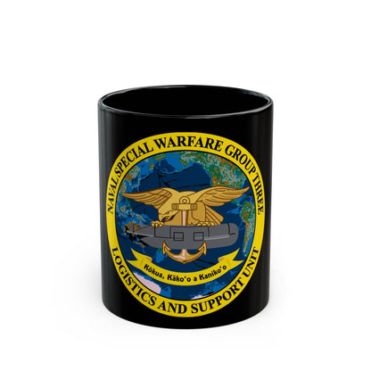 Naval Special Warfare Group 3 (U.S. Navy) Black Coffee Mug-11oz-The Sticker Space