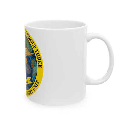 Naval Special Warfare Group 3 (U.S. Navy) White Coffee Mug-The Sticker Space