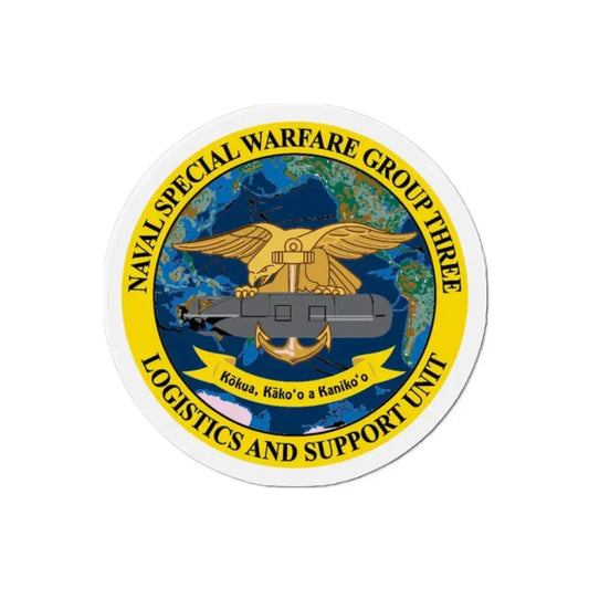 Naval Special Warfare Group 3 (U.S. Navy) Refrigerator Magnet 2 Inch - The Sticker Space