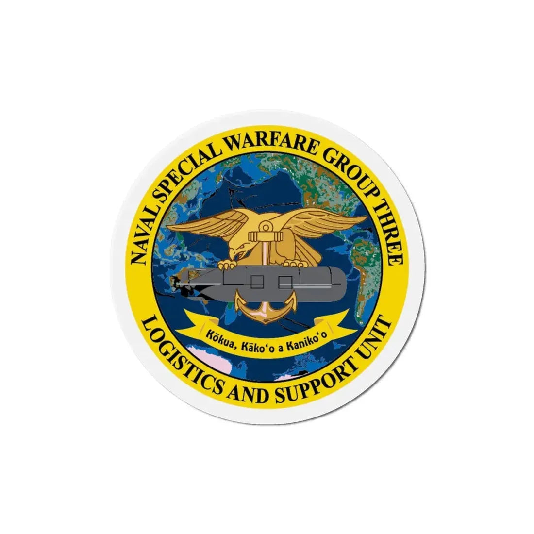 Naval Special Warfare Group 3 (U.S. Navy) Refrigerator Magnet - The Sticker Space