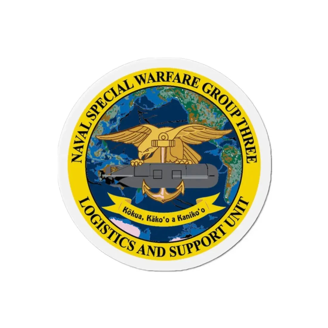 Naval Special Warfare Group 3 (U.S. Navy) Refrigerator Magnet - The Sticker Space