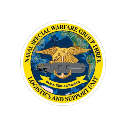 Naval Special Warfare Group 3 (U.S. Navy) Transparent STICKER Die-Cut Vinyl Decal - The Sticker Space