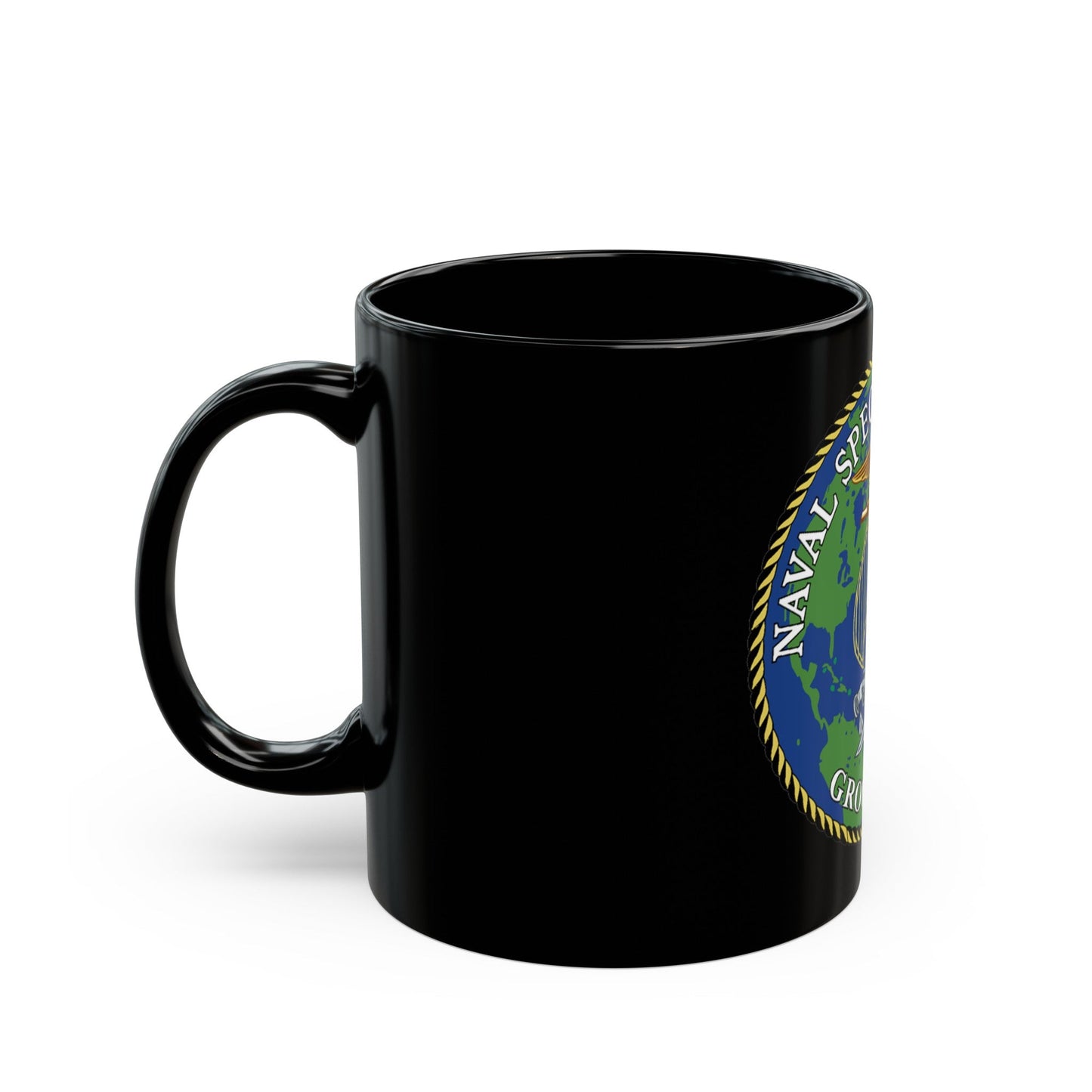 Naval Special Warfare Group 4 (U.S. Navy) Black Coffee Mug-The Sticker Space