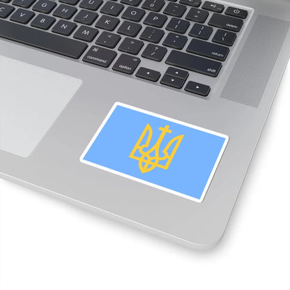 Naval Standard of the Hetman of Ukraine (Ukraine) STICKER Vinyl Kiss-Cut Decal - The Sticker Space