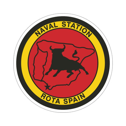 Naval Station Rota Spain (U.S. Navy) STICKER Vinyl Die-Cut Decal-6 Inch-The Sticker Space