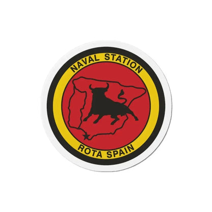 Naval Station Rota Spain (U.S. Navy) Refrigerator Magnet 3 Inch - The Sticker Space