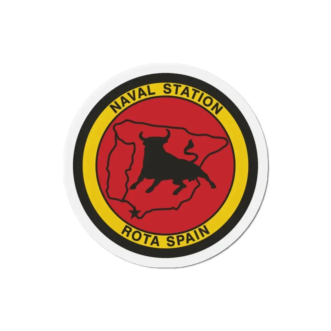 Naval Station Rota Spain (U.S. Navy) Refrigerator Magnet - The Sticker Space