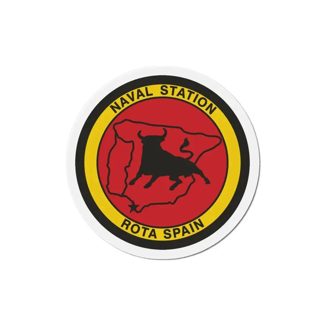 Naval Station Rota Spain (U.S. Navy) Refrigerator Magnet - The Sticker Space