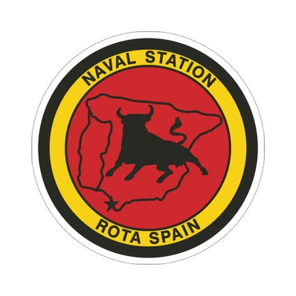 Naval Station Rota Spain (U.S. Navy) STICKER Vinyl Die-Cut Decal 3 Inch - The Sticker Space