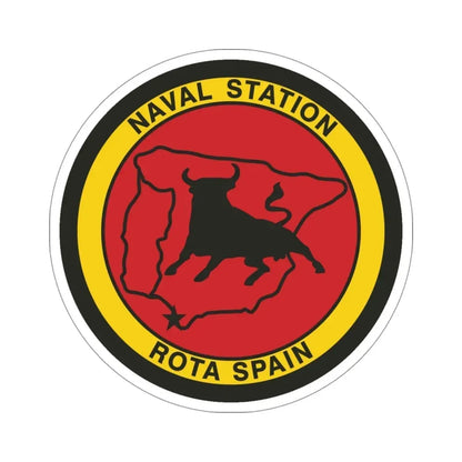 Naval Station Rota Spain (U.S. Navy) STICKER Vinyl Die-Cut Decal 4 Inch - The Sticker Space