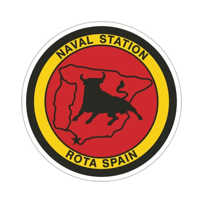 Naval Station Rota Spain (U.S. Navy) STICKER Vinyl Die-Cut Decal 5 Inch - The Sticker Space